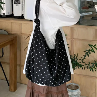 Dot knot shoulder bag