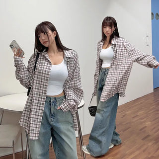 Tinco Check Loose Fit Shirt