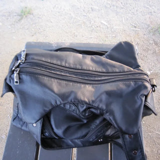 Black Eyelet Bag