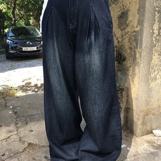 Dart Slit Wide Denim