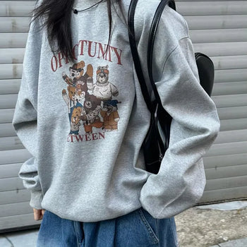 Unisex Oversized Between Sweatshirt