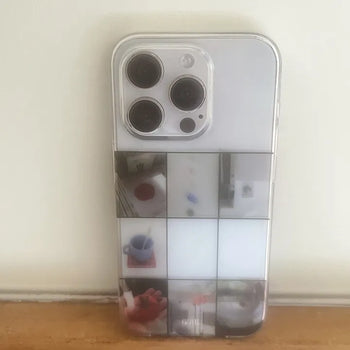 Franc Compartment Aesthetic Cut Transparent iPhone Case