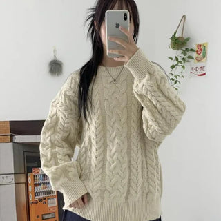Mond Cable Knit Round Neck