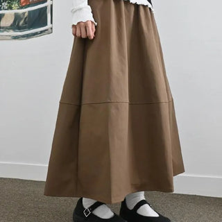 Haten cut-out long skirt