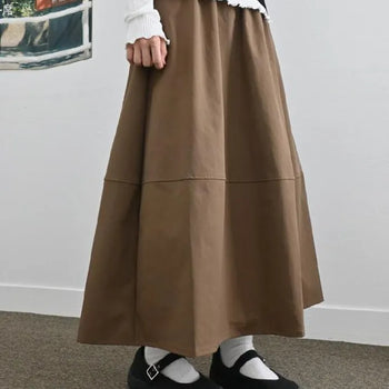 Haten cut-out long skirt