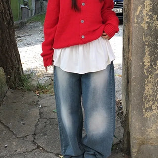 Kyle Washed Wide Denim