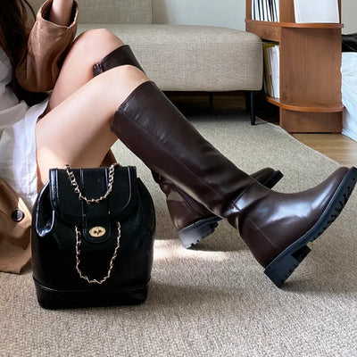 Round Long Boots  round long boots  Comfortable boots, Rounded Cologne boots, Daily boots