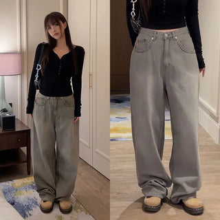 A-World Semi-High Wide Pants