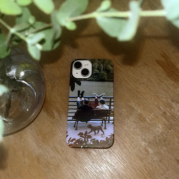 Padi Old Couple Aesthetic Hard iPhone Case
