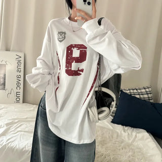[Oversized/Unisex] Uniform Layered Long Sleeve Tee (3 colors)