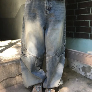 Double Pocket Cutout Denim