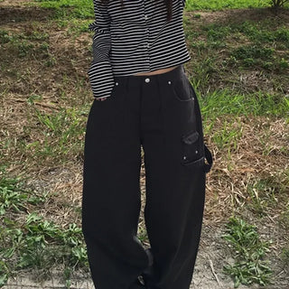 Pokey Two-Pocket Wide Pants
