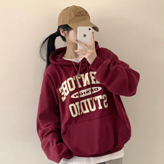 Casual Mood, Studio Lettering Boxy Hoodie