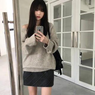 Benny Check Low-Rise Skirt (2 colors)