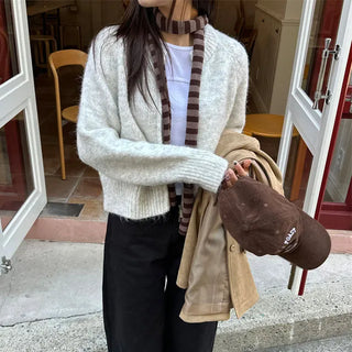Wool Knit Two-Way Zip-Up 2 Colors