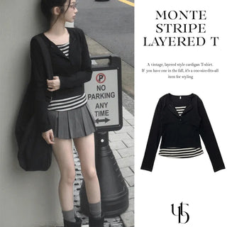 Monte Stripe Layered T