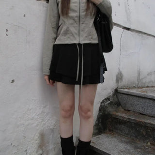 Frilled mini skirt (3 colors)