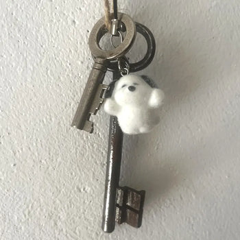 Spotted Puppy Keyring
