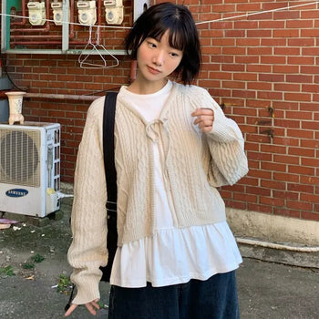 Genma Ribbon Bolero Cardigan