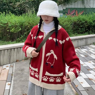 Penguin Vintage Collared Zip-up