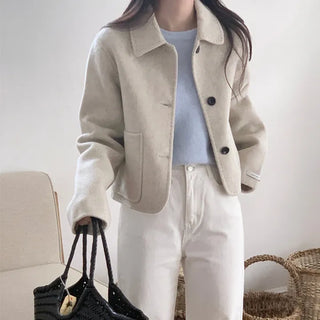 Wool Handmade Short Coat