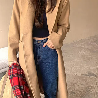 Lupin Classic Wool Long Coat