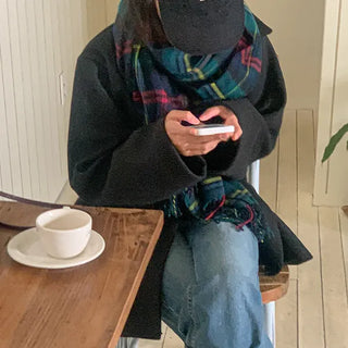 Style Wool Half Coat Jacket