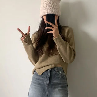 Cat Curly Sheepskin Boucle Horned Beanie