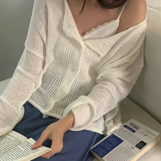 Table Yeori Loose Fit Knit Cardigan