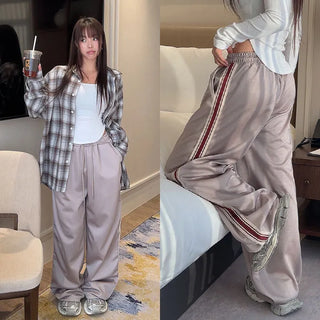 Skate banding wide pants