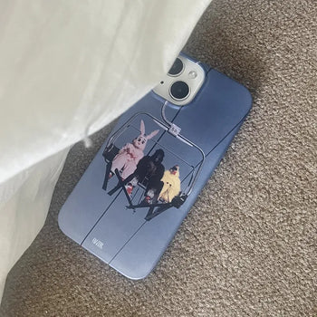 Winter Ski Resort Gondola Hard iPhone Case