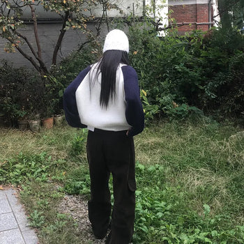 Mud Corduroy Wide Cargo Pants