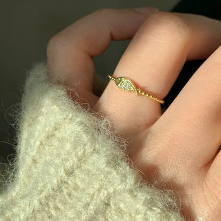 Cubic Fish Ball Layered Silver Ring