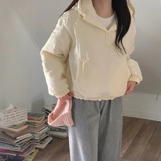Straw Velour Velvet Corduroy Elastic Waist Wide Pants