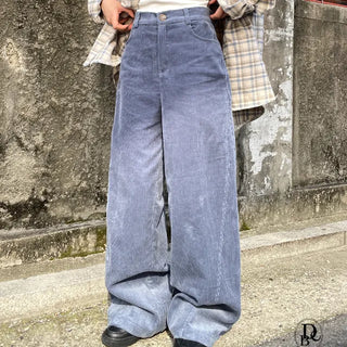 ZEC Corduroy Bootcut Button Pants
