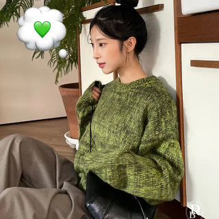 Vir Color Mix Round Knit