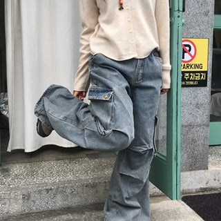Youth Pocket Cargo Denim