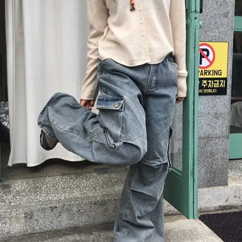 Youth Pocket Cargo Denim