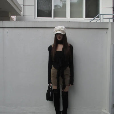 Corduroy Skirt Pants (3 colors)