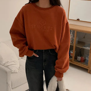 St. Moritz double-brushed sweatshirt
