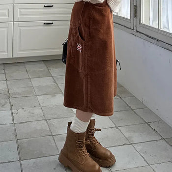 Leak Patch Bermuda Corduroy Pants