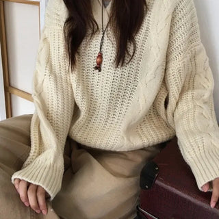 Hooded Cable Knit