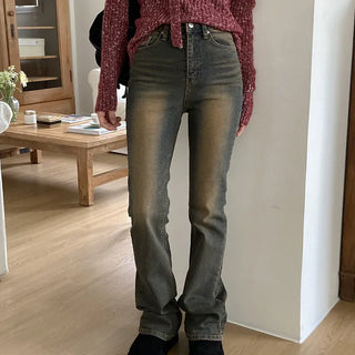 Kanto Washed Bootcut Stretch Denim