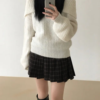 Candle Off-Shoulder Knit (3 colors)
