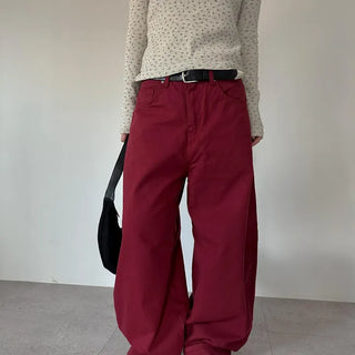 Cotton long big wide pants