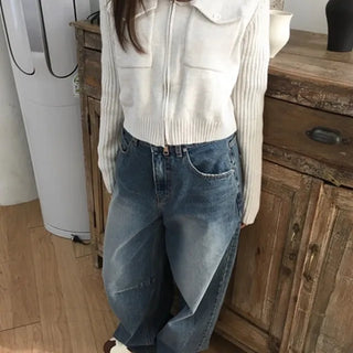 Bizot Tuck Washed Denim