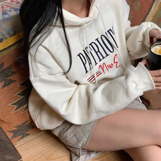 Toyit Embroidered Double Fleece Oversized Hoodie