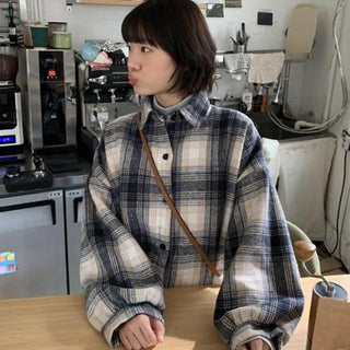 (Fleece-lined) Ports Brushed Check Shirt