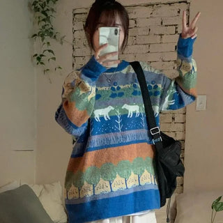Tree round knit