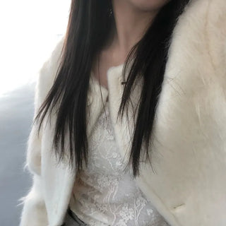 *Large Size* Round Wool Jacket